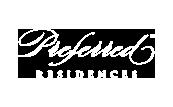 Preferred Residences logo on footer section. Link to external website.