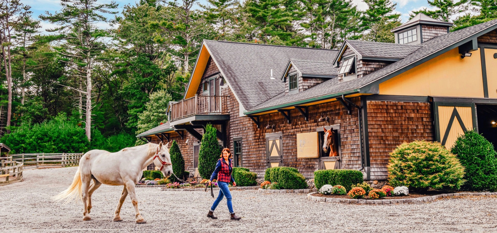 The Preserve Resort & Spa’s serene setting with equestrian facilities as highlighted in Equestrian Living.