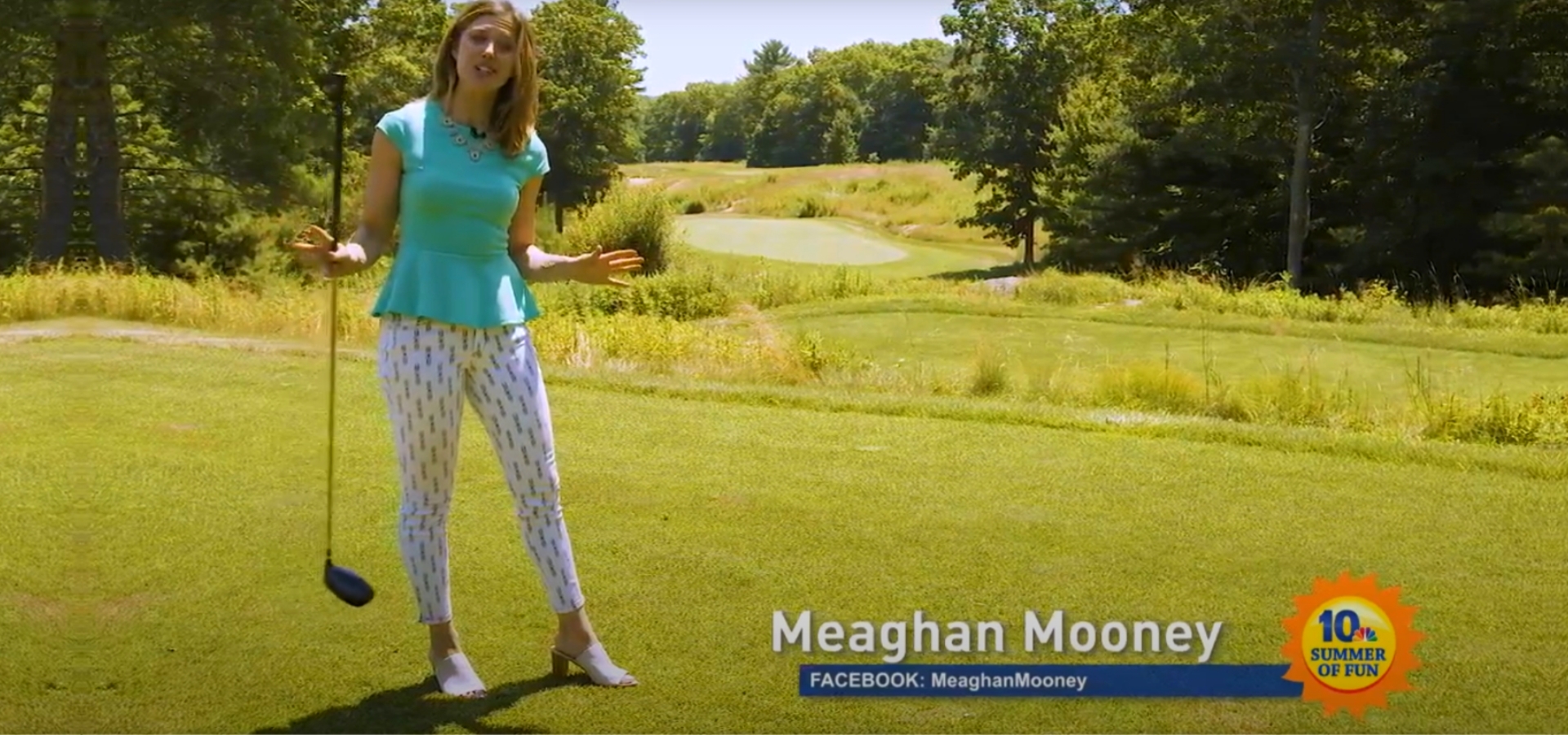 Meaghan Mooney at The Preserve's Golf Course - Highlighted on NBC 10's Summer of Fun.