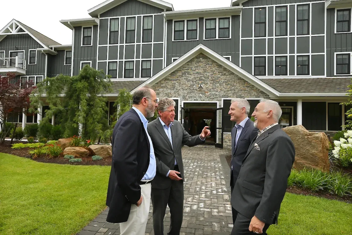 Preserve leaders discuss Hilltop Lodge, as seen in The Providence Journal.