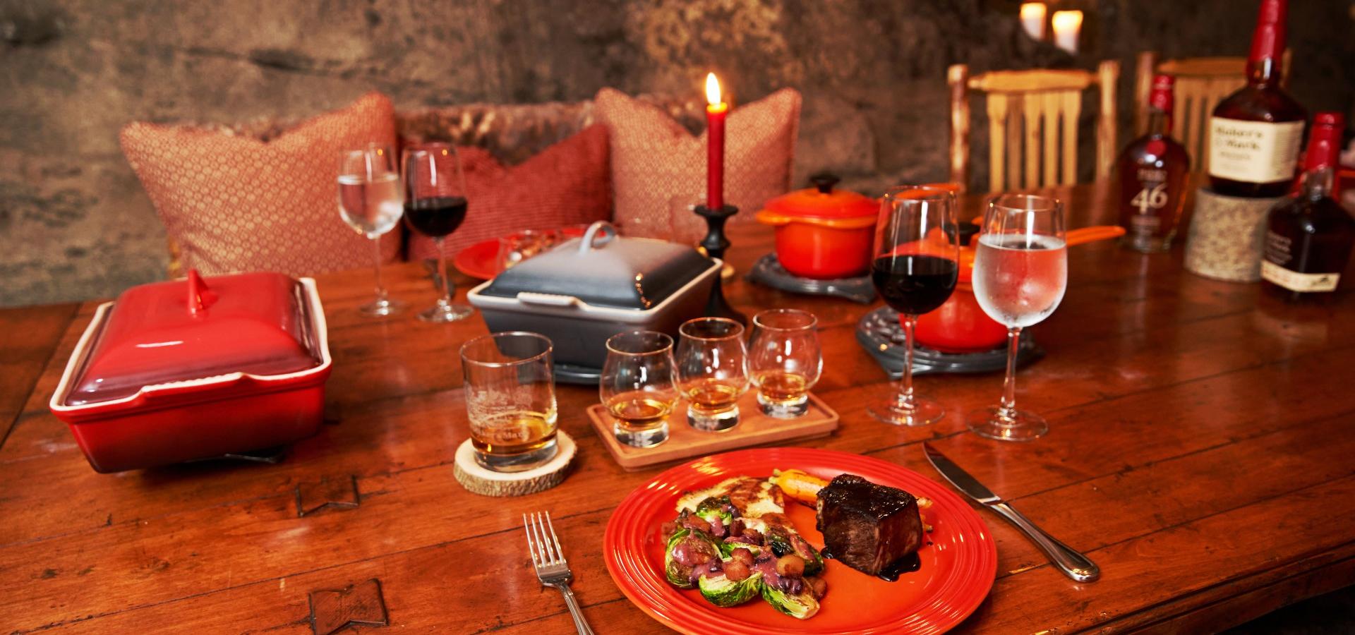 Intimate dining inside The Preserve’s Hobbit House