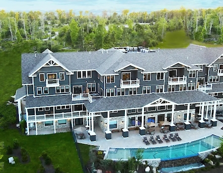 Experience the grandeur of The Preserve Resort & Spa, Rhode Island from above
