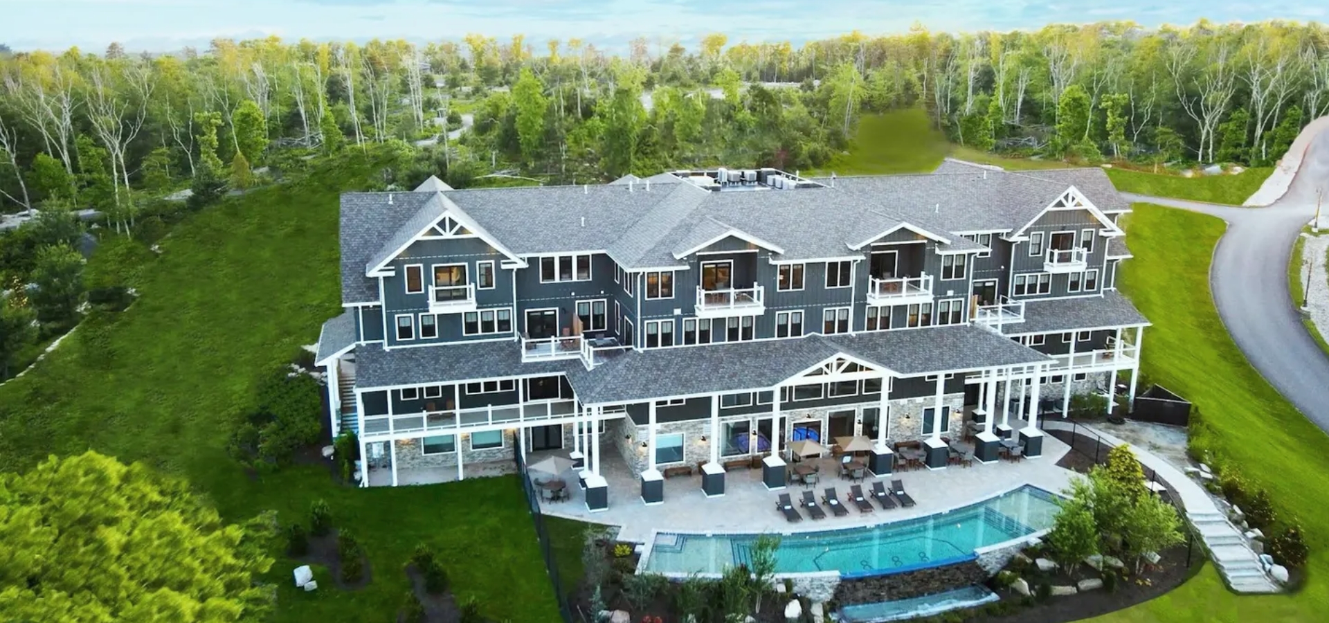 Experience the grandeur of The Preserve Resort & Spa, Rhode Island from above