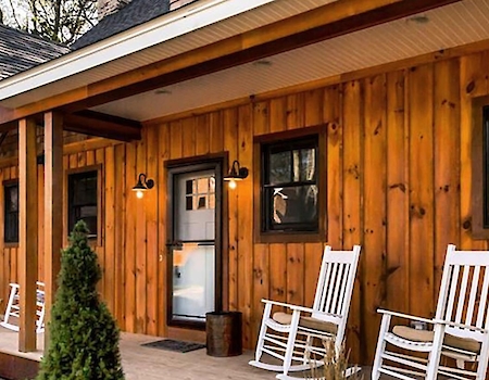 Cozy cabin at The Preserve featured in NE Home Life