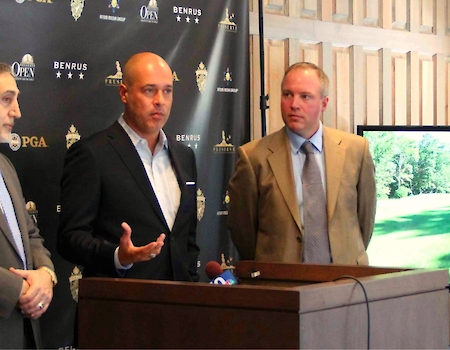 The BENRUS Open golf course announcement at The Preserve, a luxurious retreat.