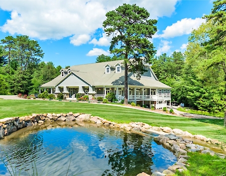 Luxurious clubhouse at The Preserve Resort & Spa