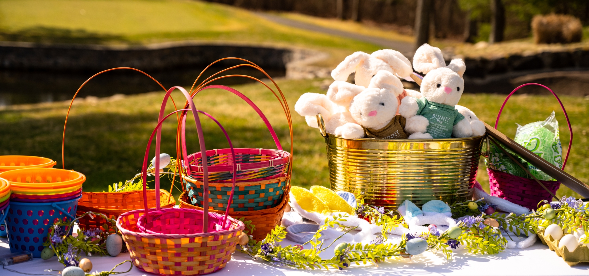 Easter Baskets Ready at The Preserve, RI.