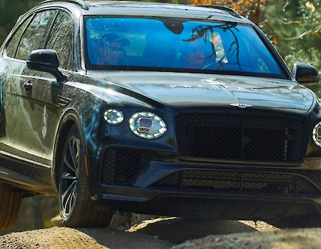 Bentley Bentayga off-roading at The Preserve Sporting Club
