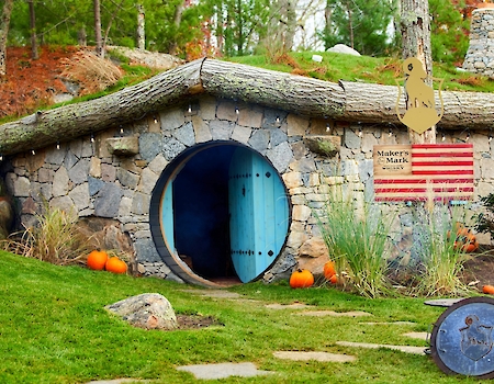 Exterior view of the Hobbit House at The Preserve Sporting Club.