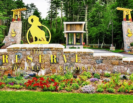 The image shows the entrance of 